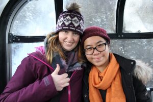 In the Banff Gondola